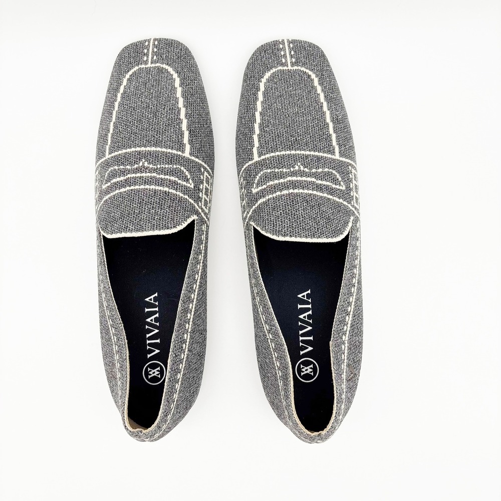 NWB Vivaia Sierra Slip On Washable Loafers in Gray Size 40 - Picture 8 of 16